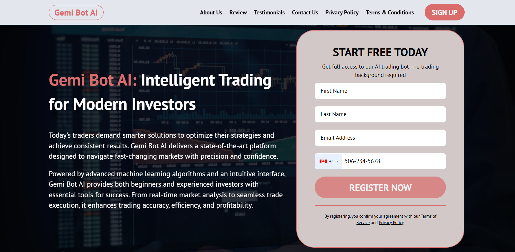 Gemi Bot AI platform interface